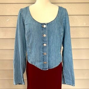 Levi’s long sleeve jeans jacket size XXL